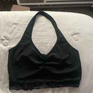 Black crop top